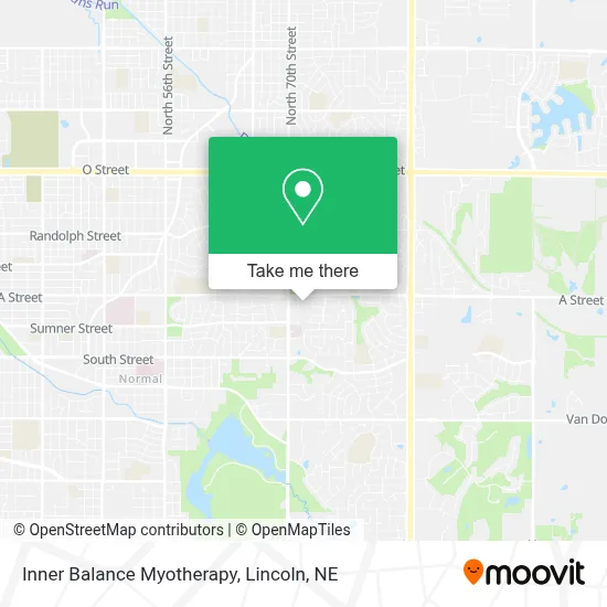 Inner Balance Myotherapy map