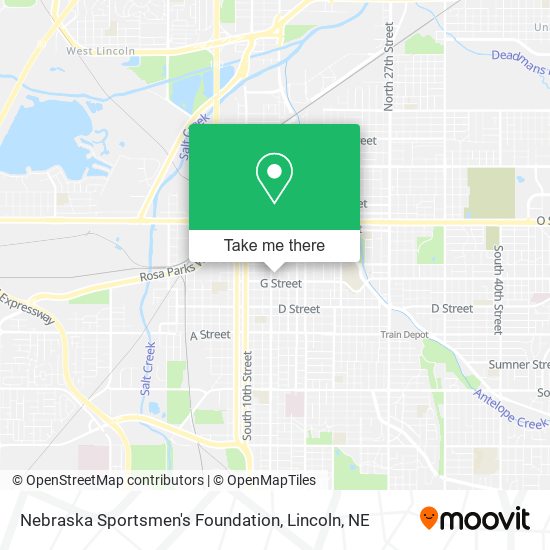 Nebraska Sportsmen's Foundation map