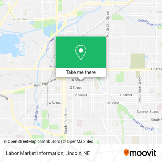 Labor Market Information map