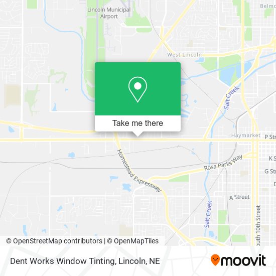 Dent Works Window Tinting map