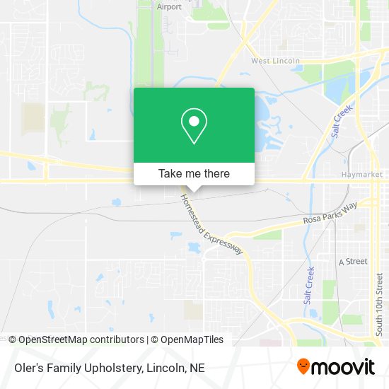 Oler's Family Upholstery map