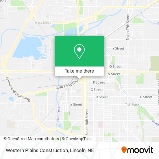 Western Plains Construction map