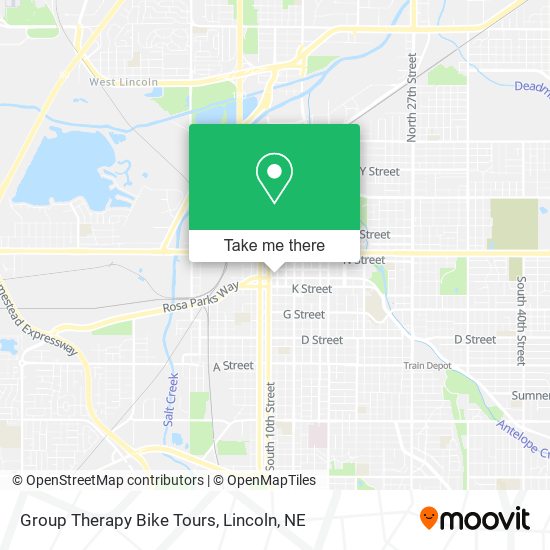 Group Therapy Bike Tours map