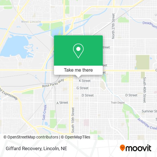 Giffard Recovery map