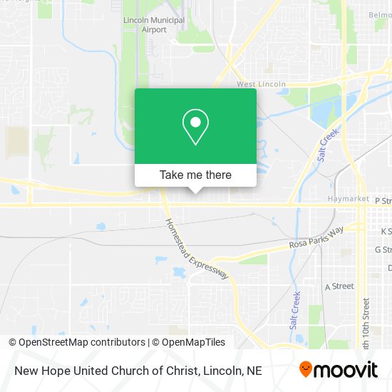 New Hope United Church of Christ map