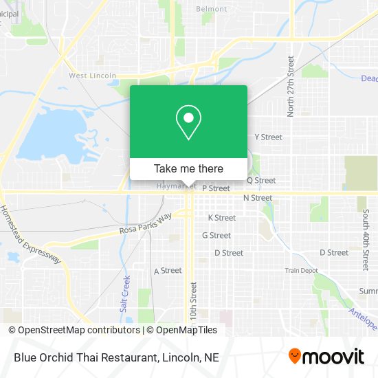 Blue Orchid Thai Restaurant map