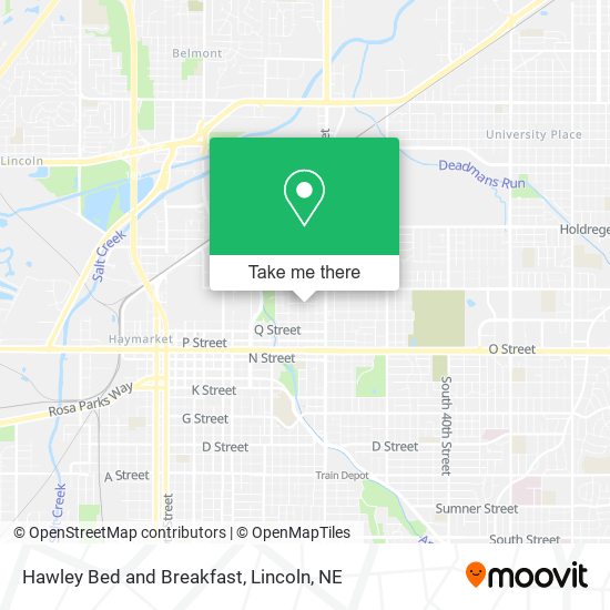 Mapa de Hawley Bed and Breakfast