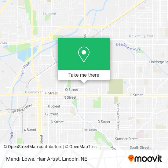 Mapa de Mandi Lowe, Hair Artist