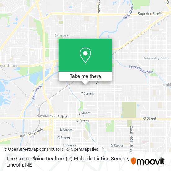 The Great Plains Realtors(R) Multiple Listing Service map