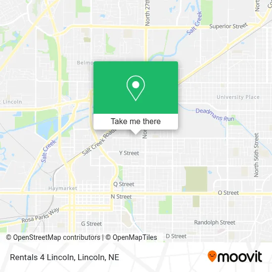 Rentals 4 Lincoln map