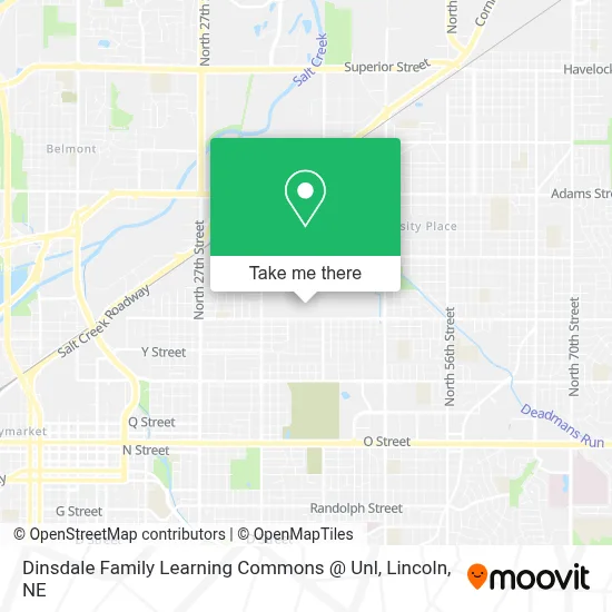 Dinsdale Family Learning Commons @ Unl map