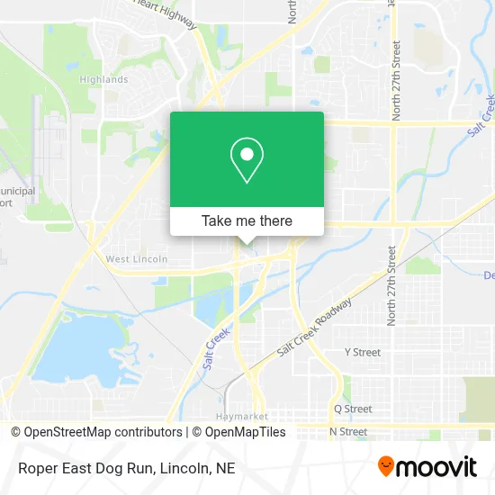 Roper East Dog Run map