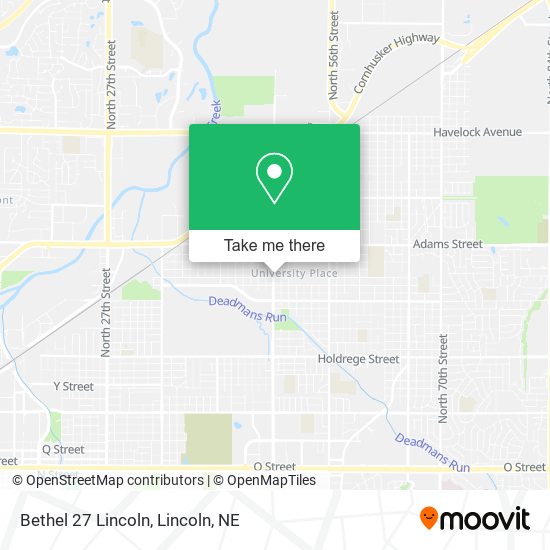 Mapa de Bethel 27 Lincoln