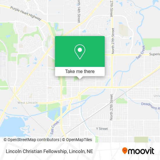 Lincoln Christian Fellowship map