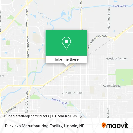 Pur Java Manufacturing Facility map