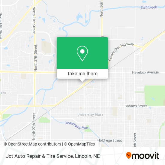 Jct Auto Repair & Tire Service map