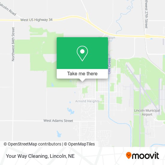 Your Way Cleaning map