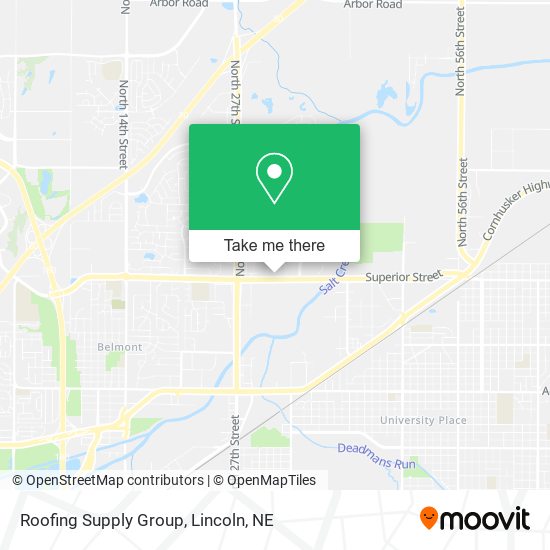 Mapa de Roofing Supply Group