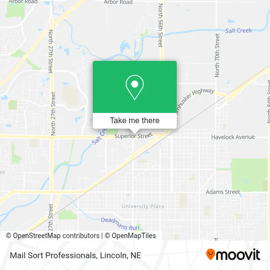 Mail Sort Professionals map