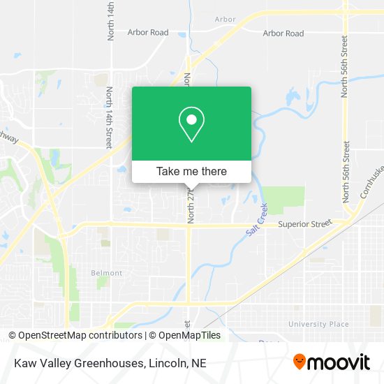 Kaw Valley Greenhouses map