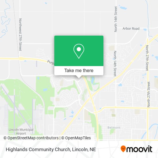 Highlands Community Church map