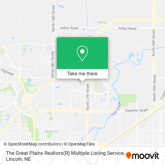 The Great Plains Realtors(R) Multiple Listing Service map