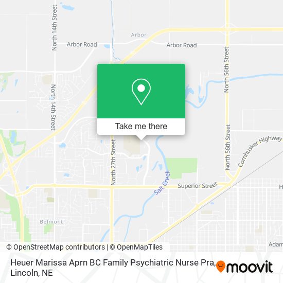 Heuer Marissa Aprn BC Family Psychiatric Nurse Pra map