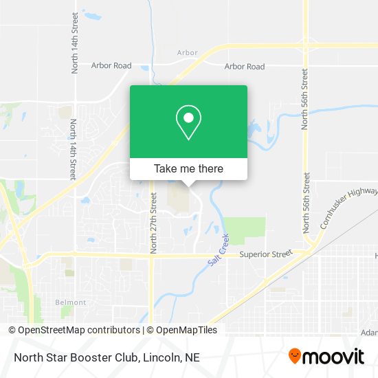 North Star Booster Club map