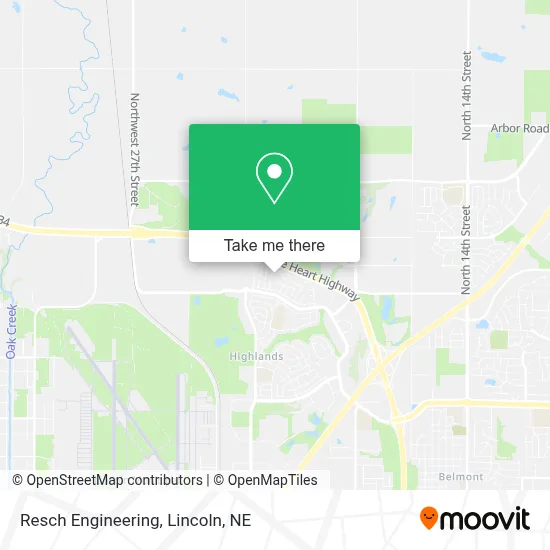 Resch Engineering map