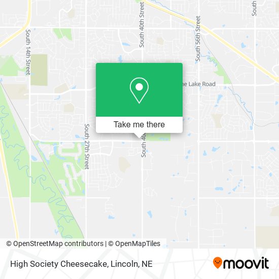 High Society Cheesecake map