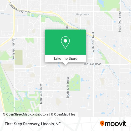 First Step Recovery map