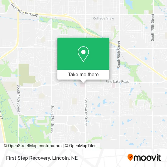First Step Recovery map