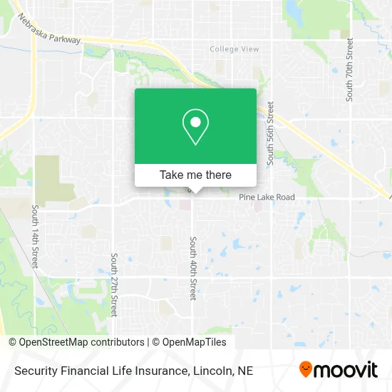 Security Financial Life Insurance map