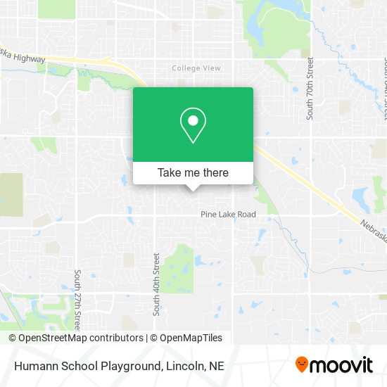 Humann School Playground map