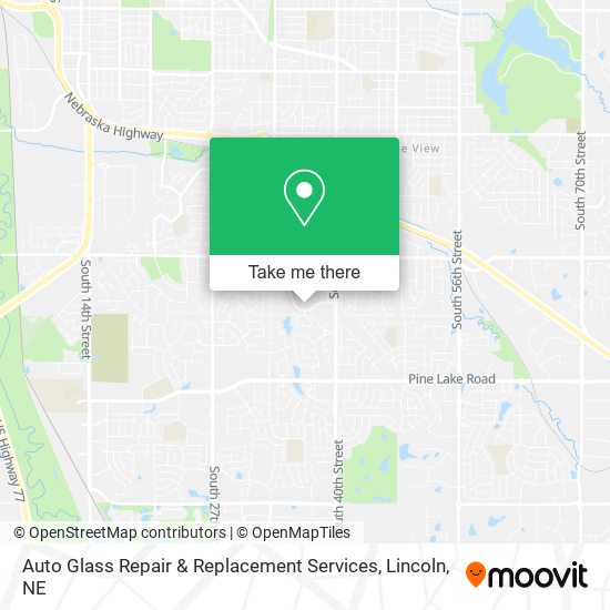 Mapa de Auto Glass Repair & Replacement Services