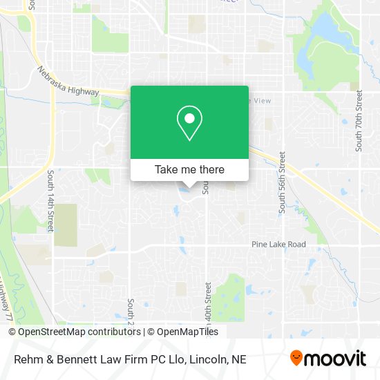 Mapa de Rehm & Bennett Law Firm PC Llo