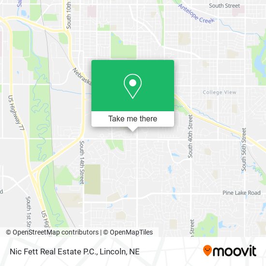 Nic Fett Real Estate P.C. map