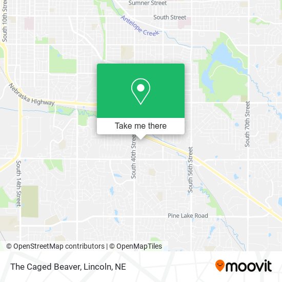 Mapa de The Caged Beaver