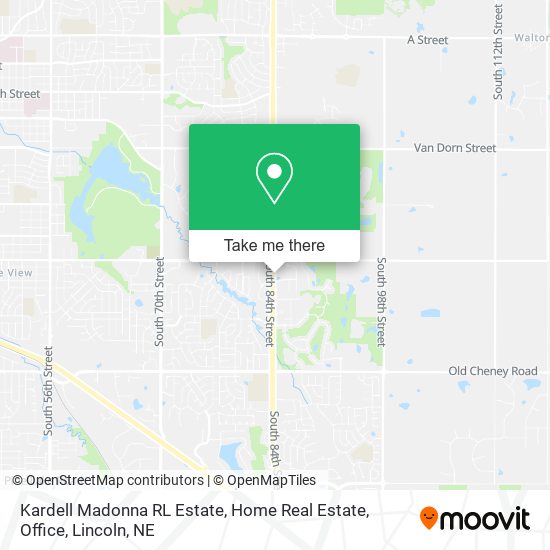 Kardell Madonna RL Estate, Home Real Estate, Office map