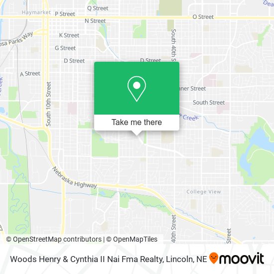 Woods Henry & Cynthia II Nai Fma Realty map
