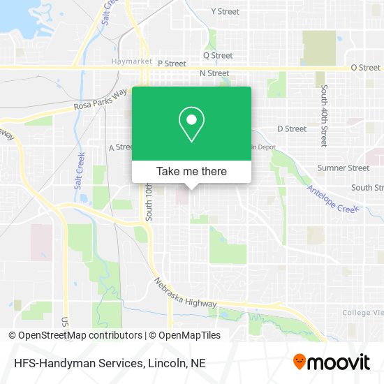 Mapa de HFS-Handyman Services