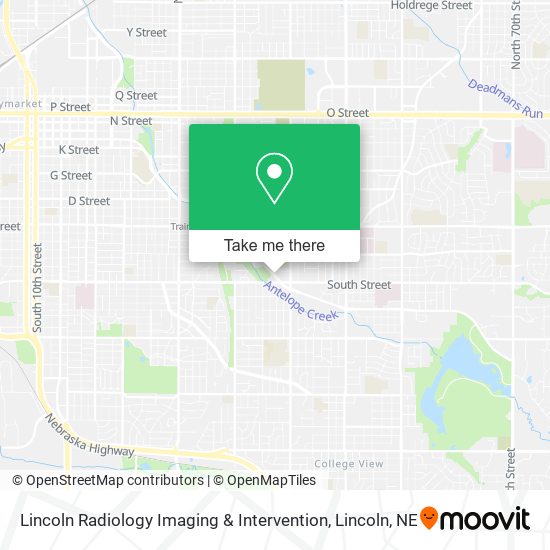 Lincoln Radiology Imaging & Intervention map