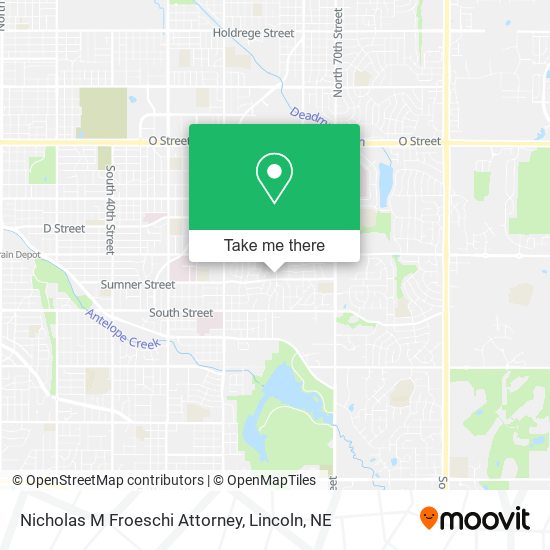 Nicholas M Froeschi Attorney map