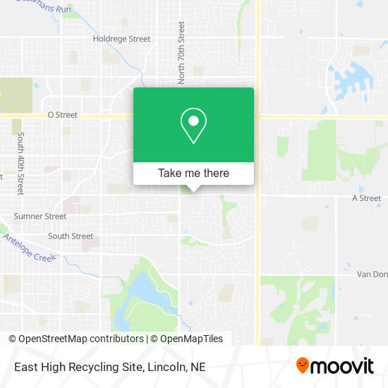 East High Recycling Site map