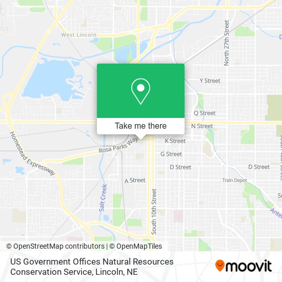 US Government Offices Natural Resources Conservation Service map