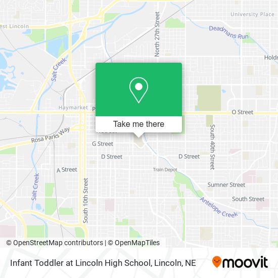 Infant Toddler at Lincoln High School map