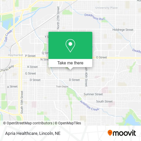 Mapa de Apria Healthcare