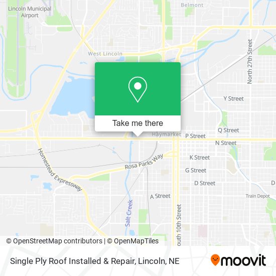 Single Ply Roof Installed & Repair map