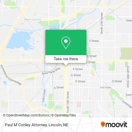 Mapa de Paul M Conley Attorney
