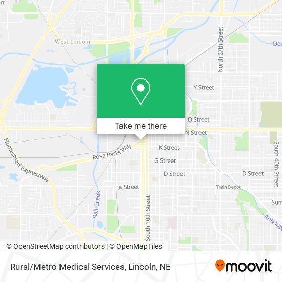 Rural/Metro Medical Services map